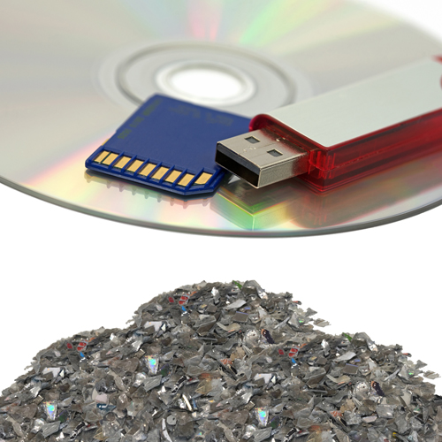 Datenträgervernichtung – CD, USB, Speicherkarten entsorgen