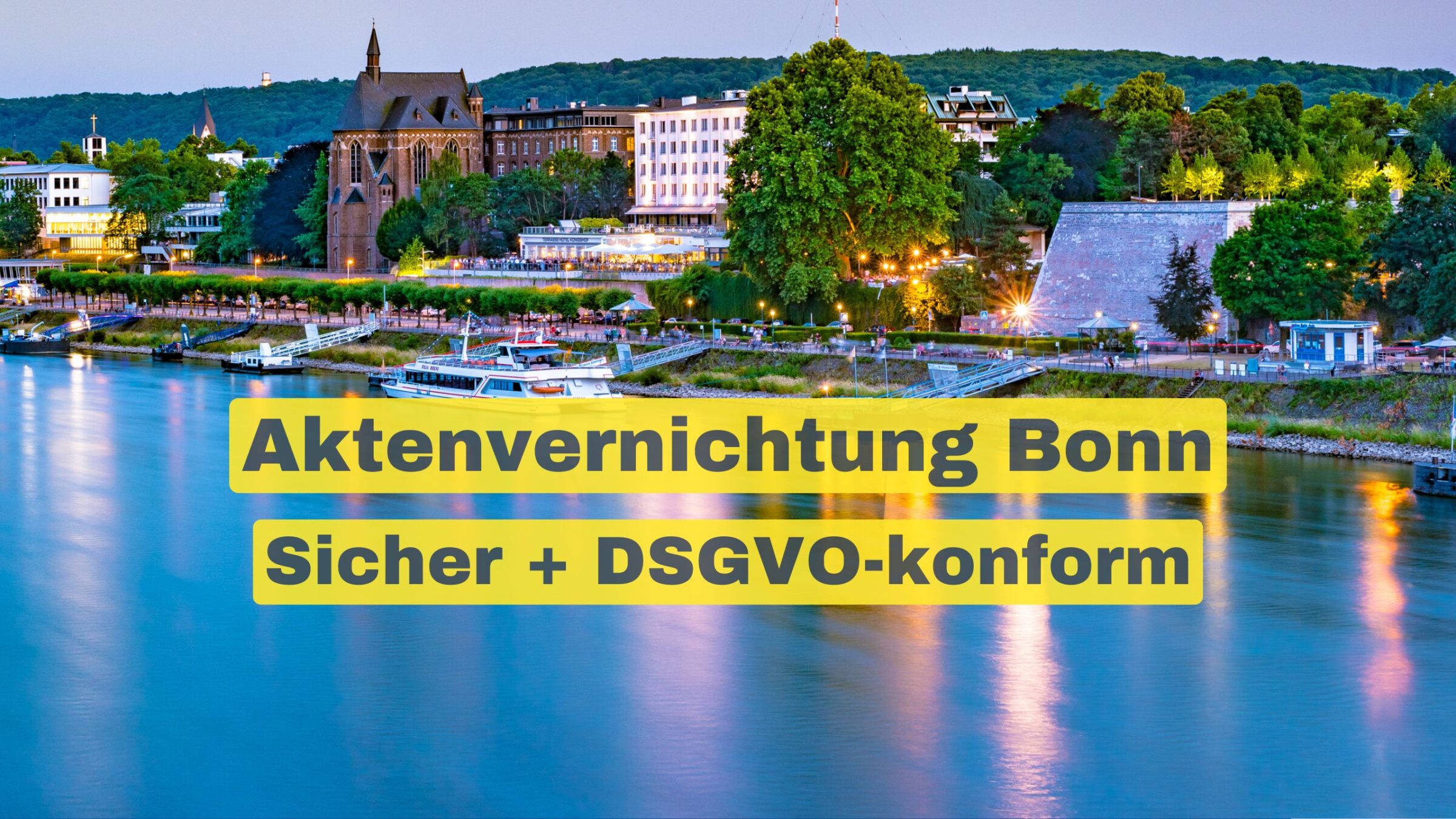 Aktenvernichtung Bonn – Sicher & DSGVO-konform