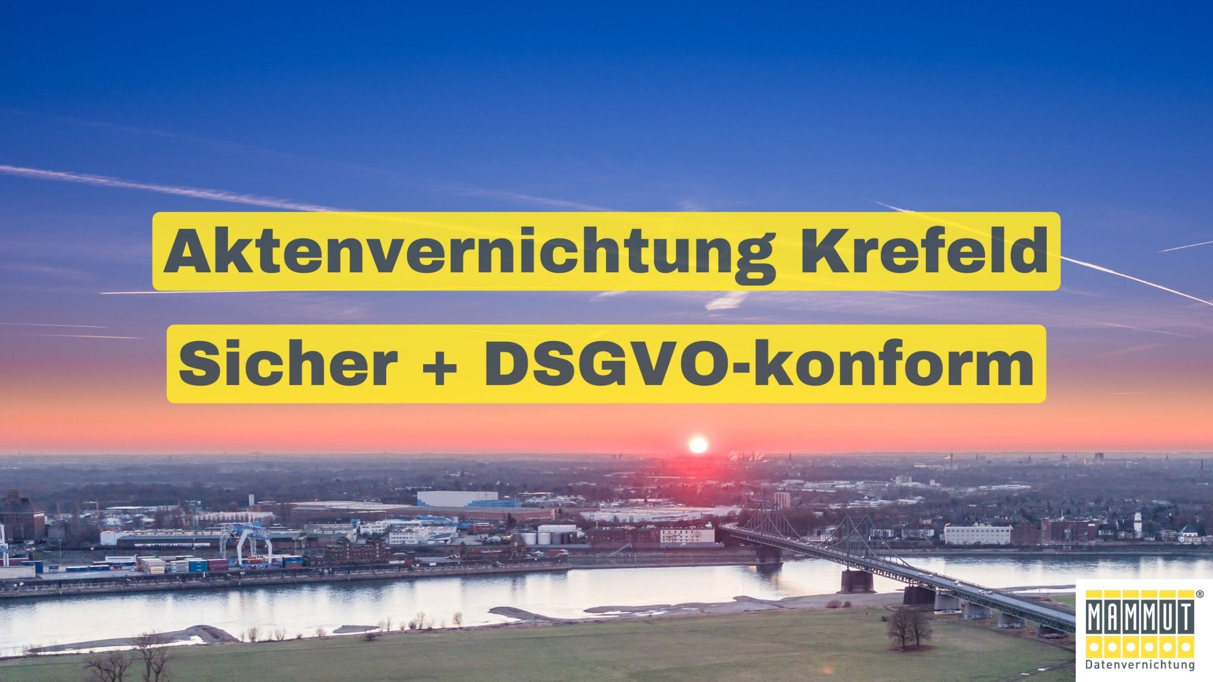 Aktenvernichtung Krefeld – Sicher & DSGVO-konform