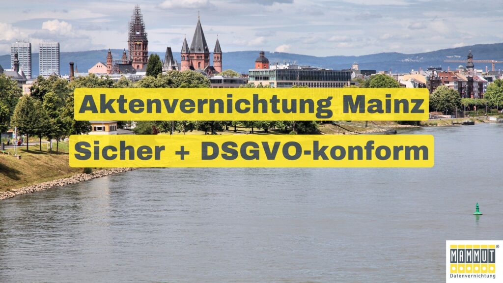 Aktenvernichtung Mainz – Sicher & DSGVO-konform