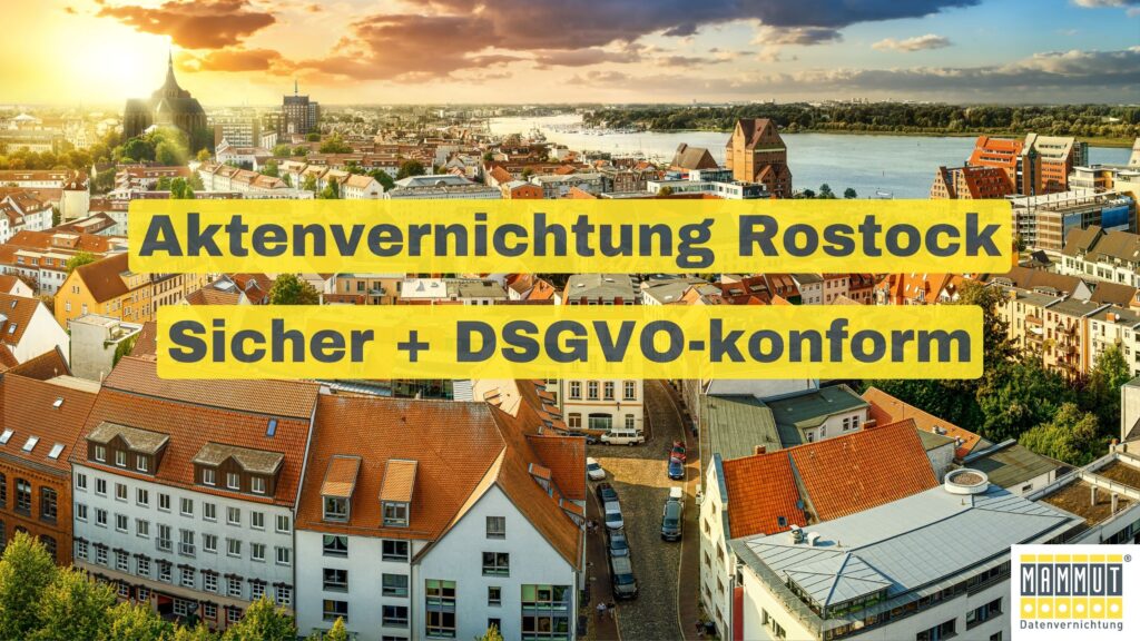 Aktenvernichtung Rostock – Sicher & DSGVO-konform
