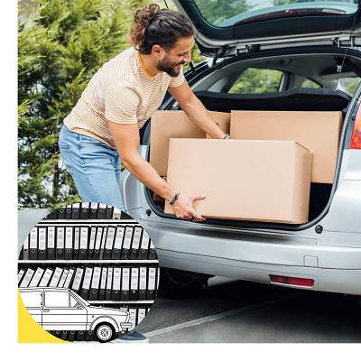 Selbstanlieferung zur Aktenvernichtung