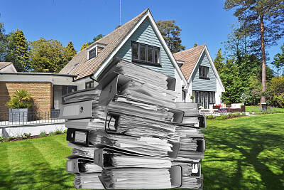 Vernichtung der Akten in Eigenregie