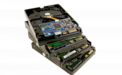 Durchbohren von Festplatten als Festplattenvernichtung