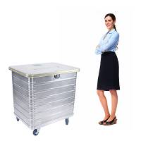 350 Liter Behälter – komfortable Aktenvernichtung