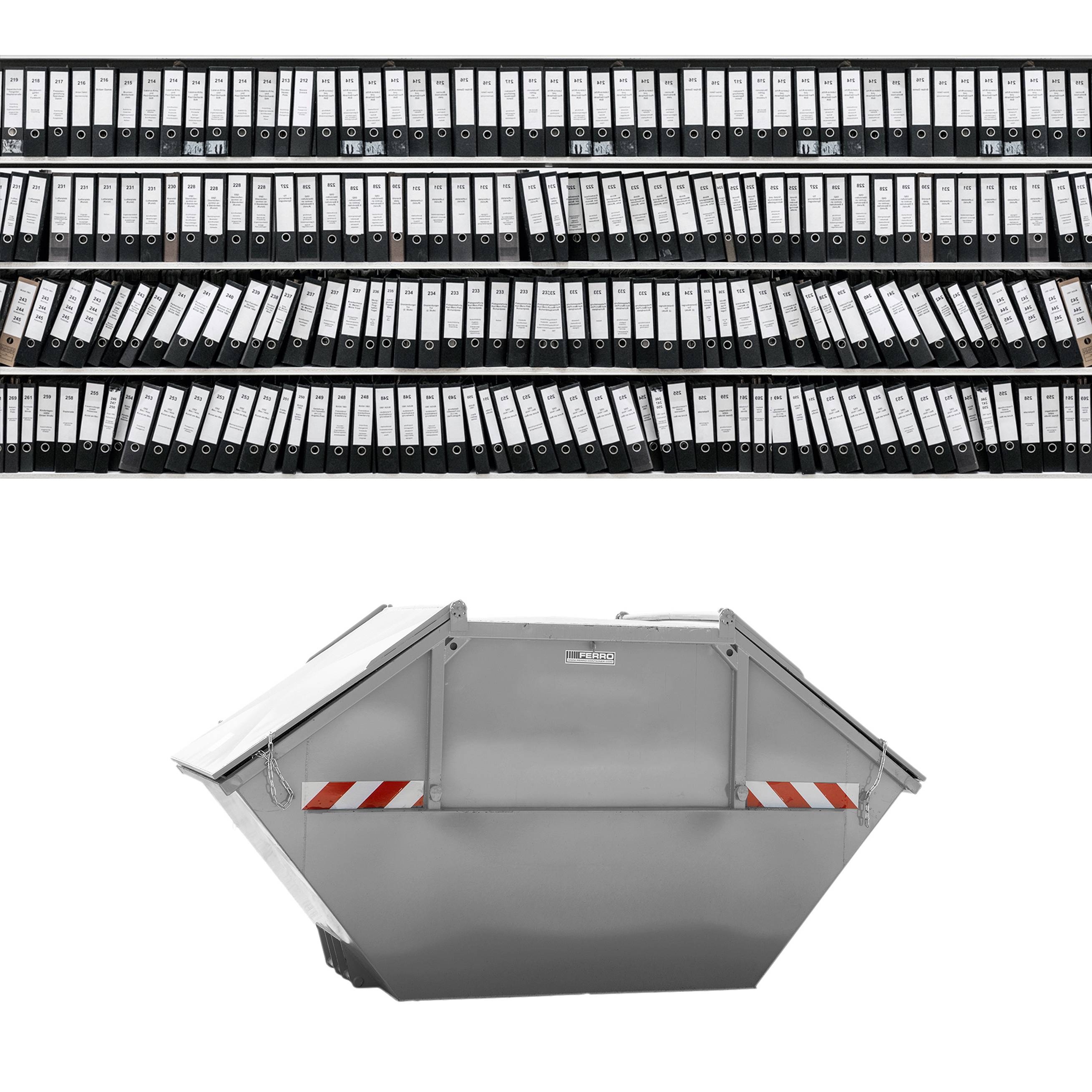 5 cbm Container – komfortable Aktenvernichtung