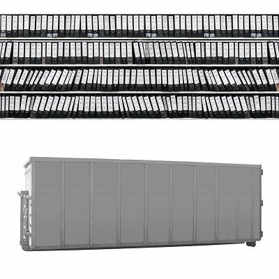 30 cbm Container – komfortable Aktenvernichtung